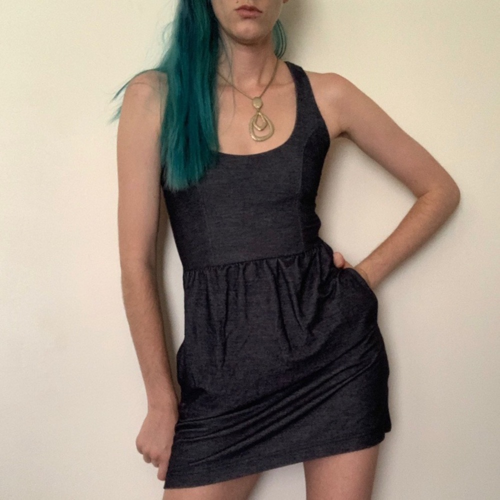 GUESS y2k back cutout dress